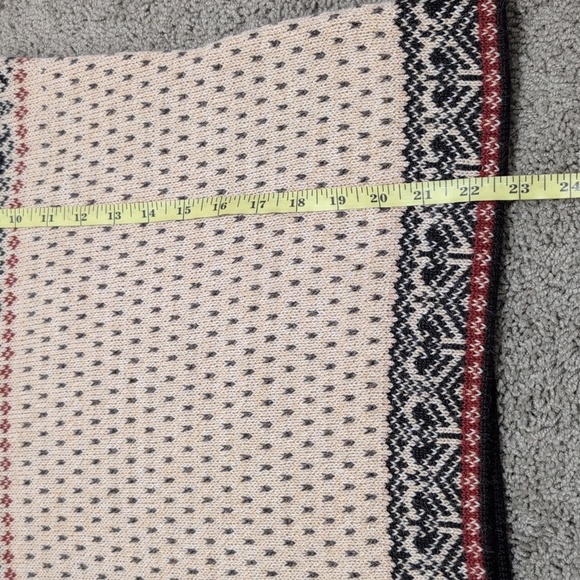 Invisible World 100% Alpaca Wool Hand Made Norwegian Pullover Sweater Fair Isle - Picture 10 of 11